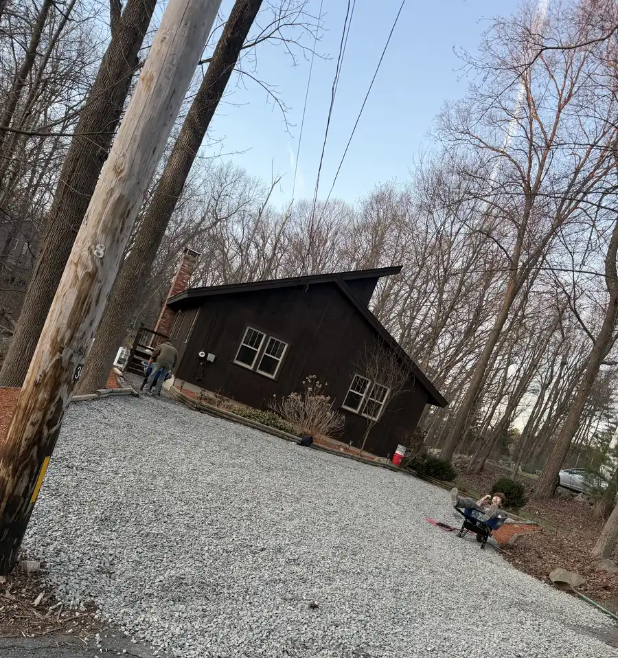 Gravel driveway installation and grading in Grafton MA